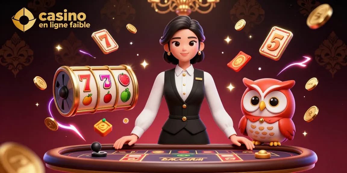 Découvrez l'excitation d'un casino en ligne fiable avec un croupier professionnel et des éléments vibrants.