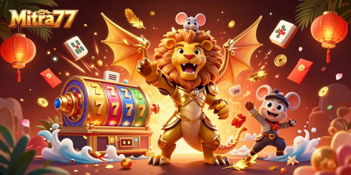Mitra77 menghadirkan pengalaman slot gacor dengan simbol keberuntungan dan jackpot menanti.