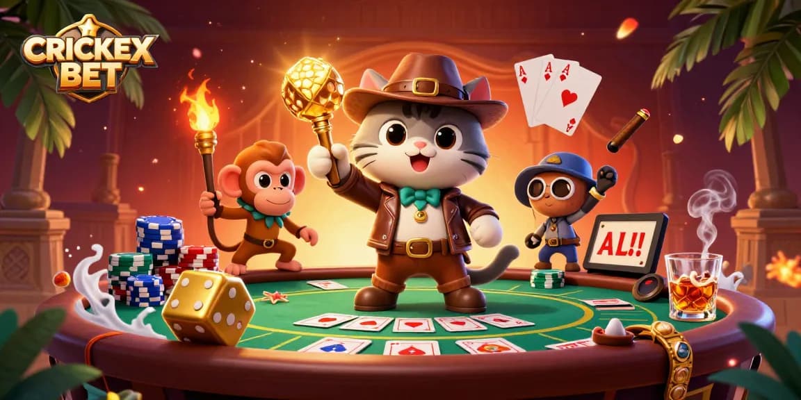 Engage in CRICKEX BET with vibrant gamers and immersive casino adventures in a unique world.