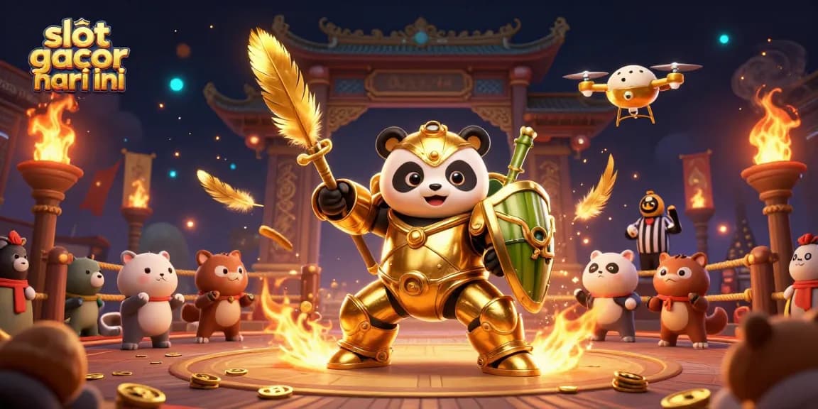 Menangkan slot gacor hari ini dengan panda emas di arena judi yang penuh semangat.
