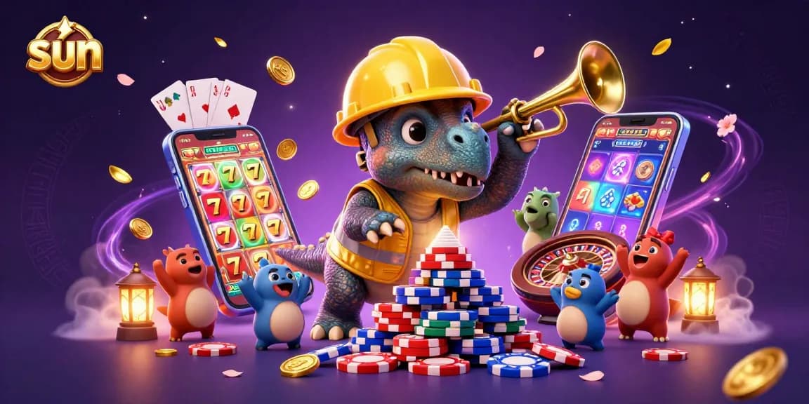 Bet on exciting slot games with sun-themed elements in a vibrant 3D casino scene.