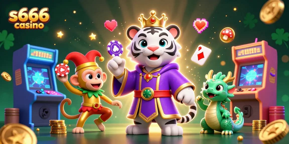 Experience the thrill of s666 casino with vivid 3D characters, vibrant games, and immersive design.