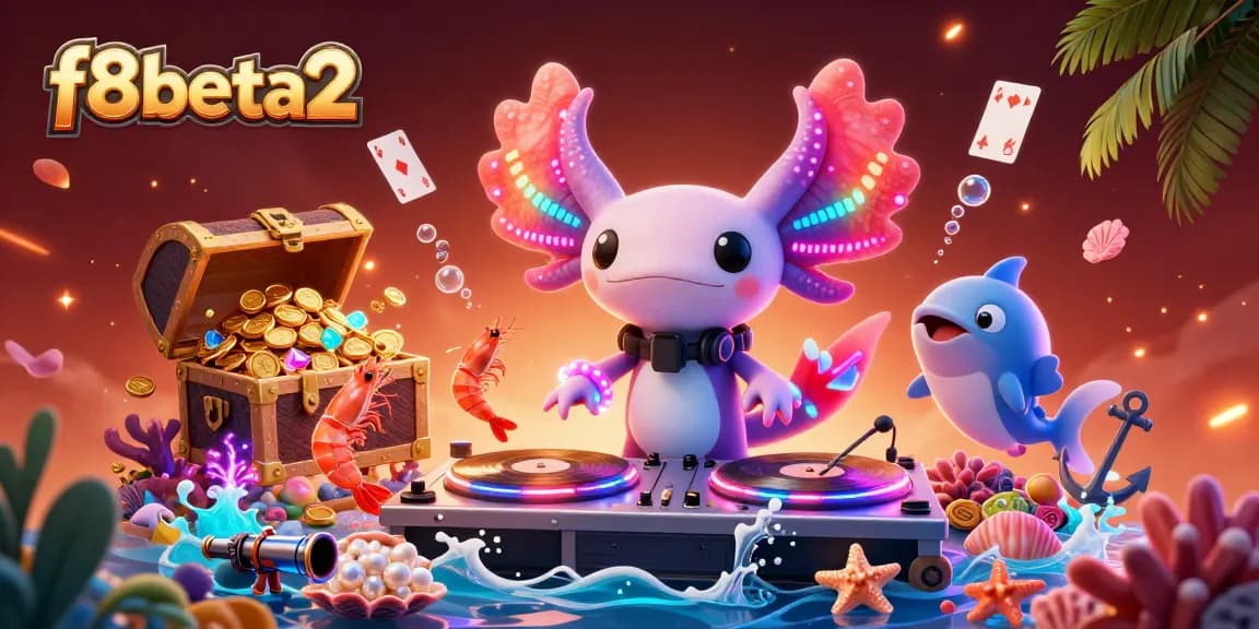 Unleash winning strategies with f8beta2 in a vibrant underwater casino scene filled with gold coins and excitement.