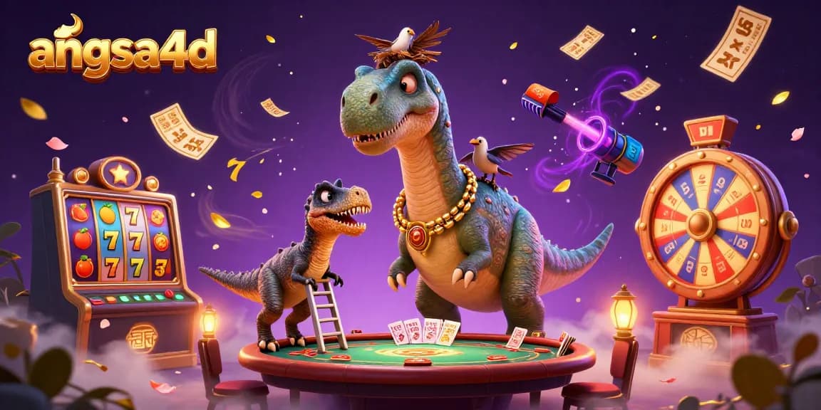 Engage with exciting gameplay at angsa4d, featuring vibrant slot reels and dynamic casino elements.