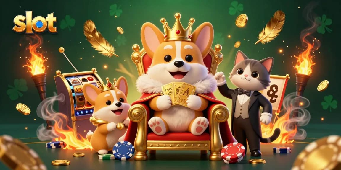 Experience thrilling slot action with an illustrated scene featuring engaging characters and dynamic casino elements.