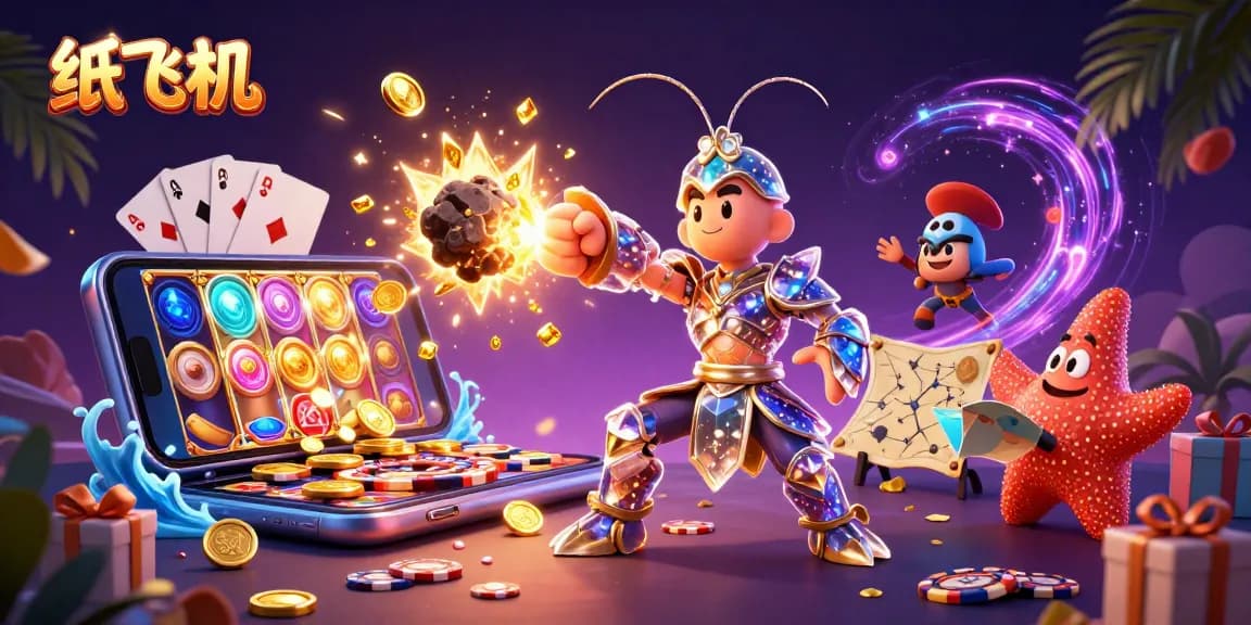 Experience thrilling gameplay with 纸飞机 as a samurai mantis shrimp navigates through casino treasures!