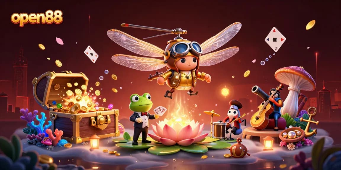 experience thrilling gameplay at open88 with vibrant casino action and engaging characters