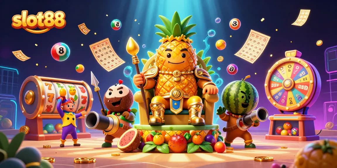 Menangkan jackpot dengan slot88 sambil bermain seru dengan simbol buah yang menarik.