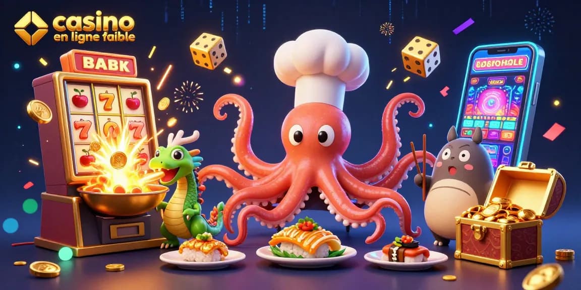 Experience the excitement of a casino en ligne fiable with a vibrant illustration including challenges and rewards.