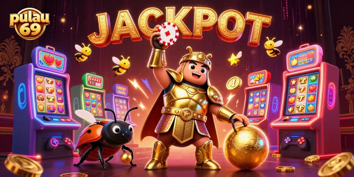 Spin to win with pulau 69 at vibrant slot machines powered by colorful characters.