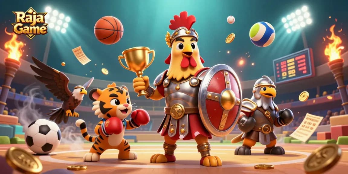 Engage in thrilling gameplay with Raja Game, experiencing dynamic sports elements and exciting character interactions.