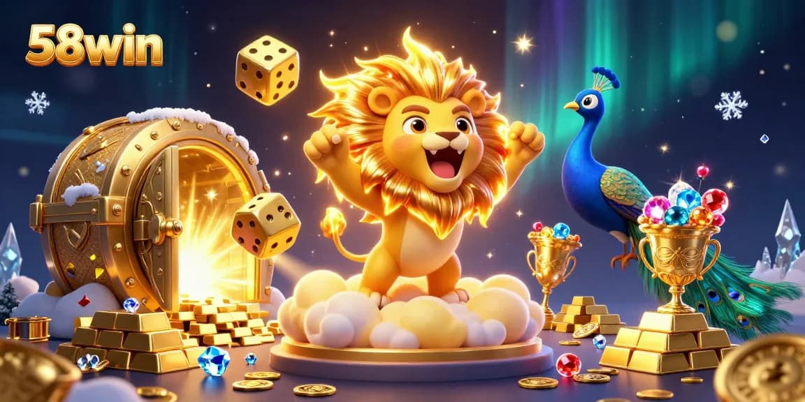 Experience thrilling betting adventures with 58win, featuring vibrant casino and gambling elements.