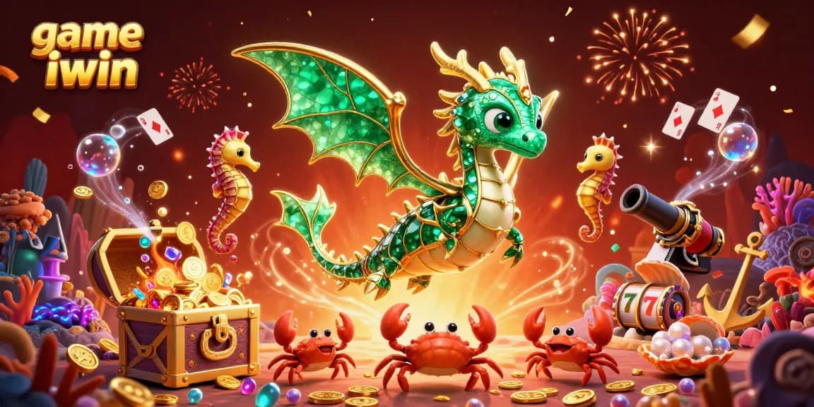 Engage with game iwin in an exciting underwater casino world bursting with treasures and animated characters.