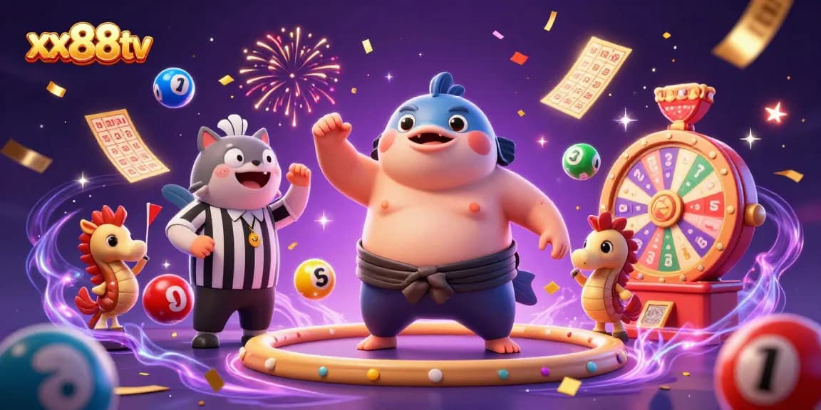Win exciting lottery games with xx88tv in a vibrant underwater casino scene.