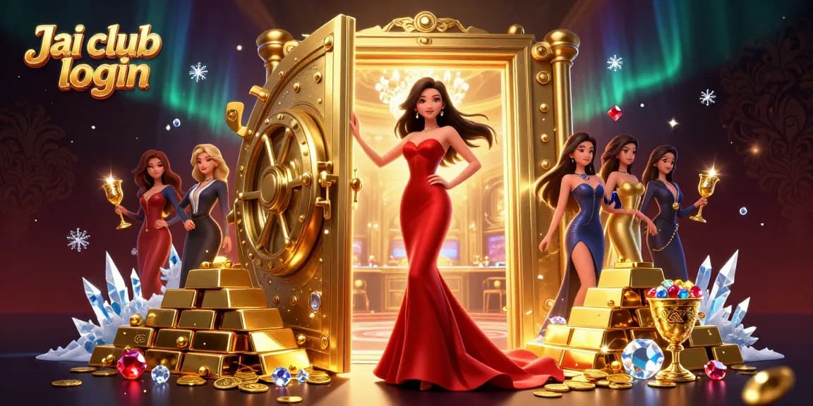 Engage with Jai club login in a vibrant casino scene filled with treasures and excitement.