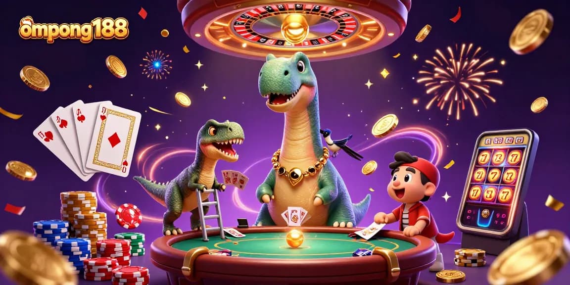 Menggenggam peluang menang di OMPONG188 dengan simbol slot keberuntungan.