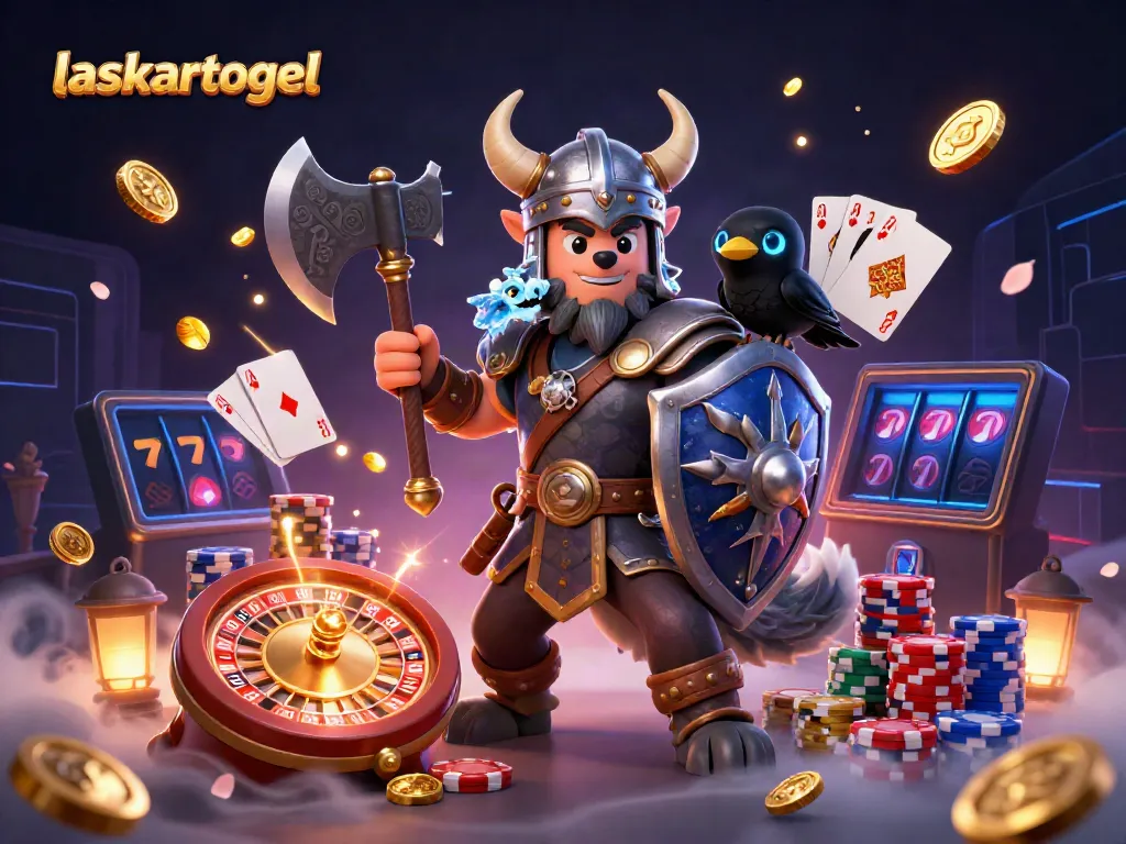 Experience the magical world of laskartogel with vibrant characters and exciting game elements.
