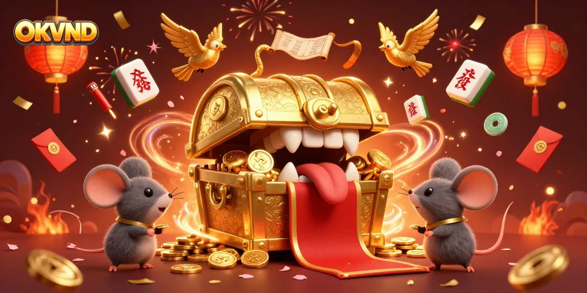 Explore thrilling gaming adventures with OKVND's engaging online casino atmosphere and vibrant visuals.