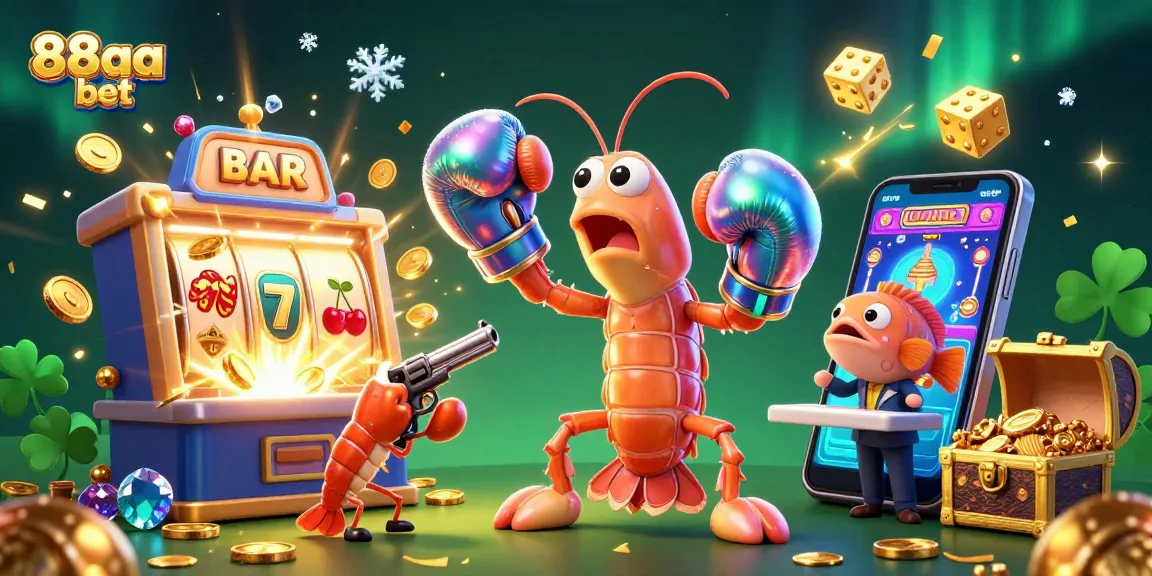 Engage in thrilling casino entertainment with vibrant elements showcasing 88aa bet's slot gaming experience.