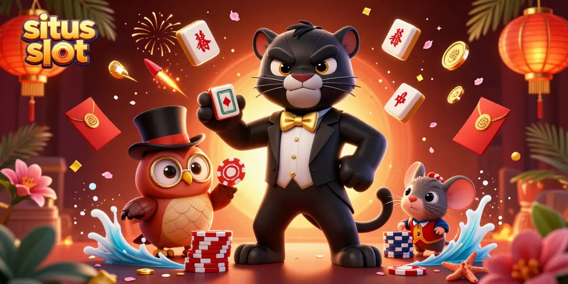 Menangkan jackpot di situs slot dengan panther stylish dan teman-temannya yang penuh petualangan.