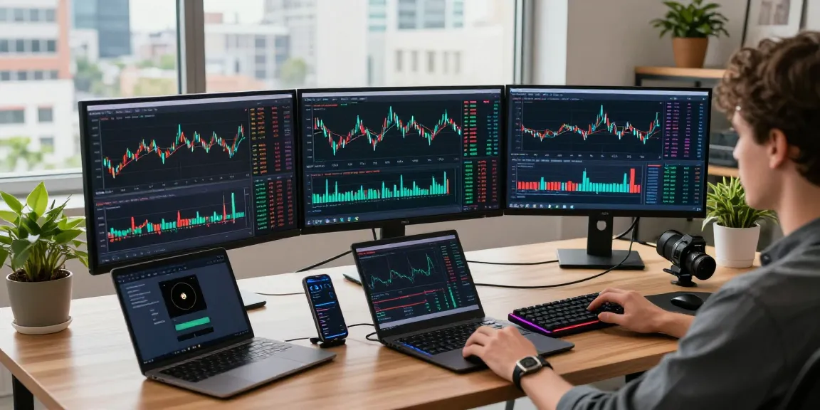 Play exchange trading workspace showcasing cryptocurrency charts, digital wallet, and DeFi platforms for secure trading.