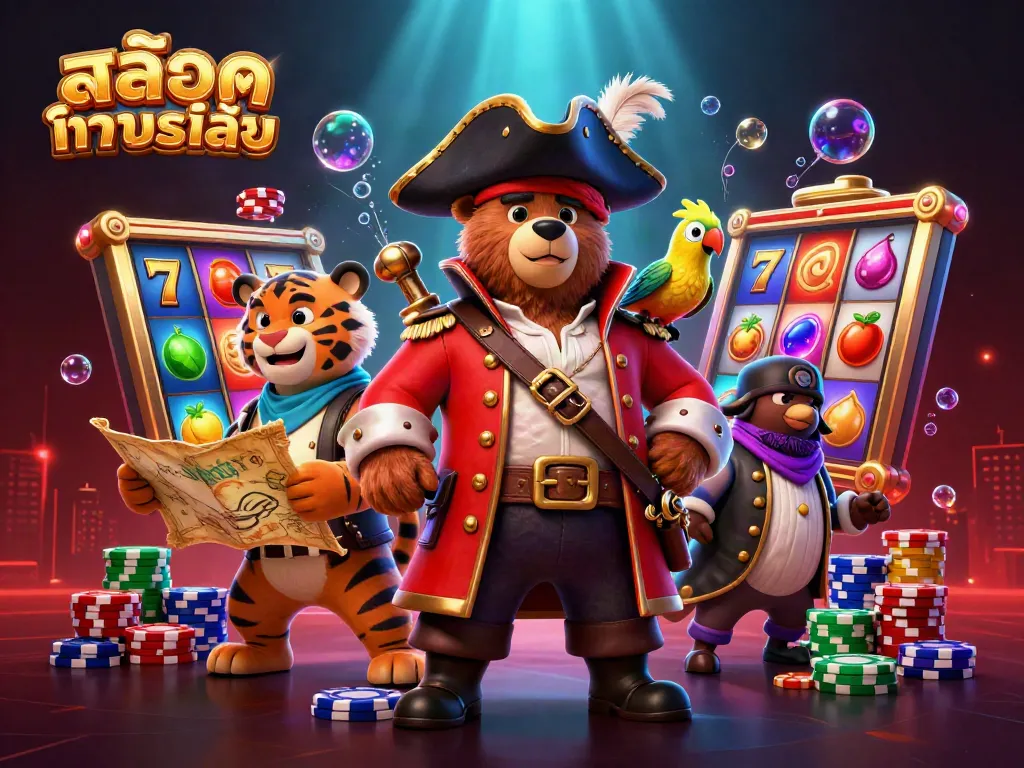 สนุกสนานกับ สล็อตทดลองเล่น และเกมสล็อตที่น่าตื่นเต้นในภาพการ์ตูน 3 มิติ
