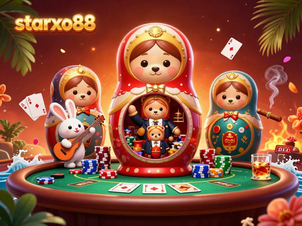 Experience thrilling gameplay at starxo88 with dynamic casino elements and energetic characters.