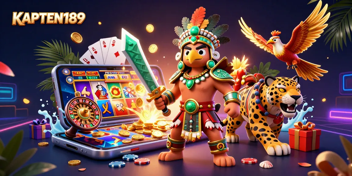 KAPTEN189 mempromosikan permainan slot online dengan elemen 3D yang penuh aksi dan detail mengagumkan.