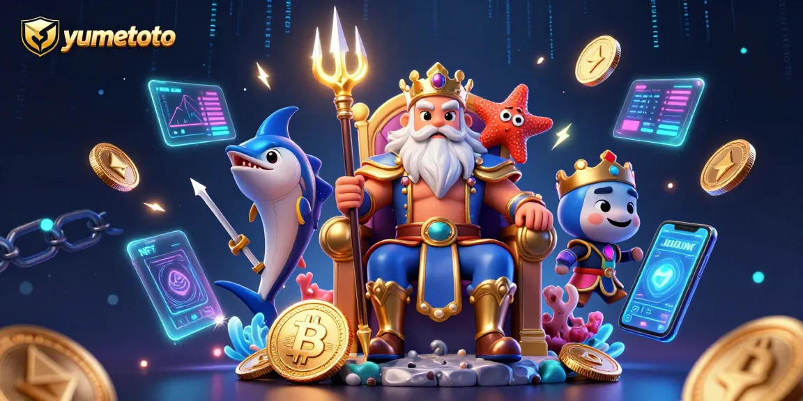 Experience fast-paced gameplay with yumetoto on a richly illustrated 3D scene featuring vibrant gambling elements.