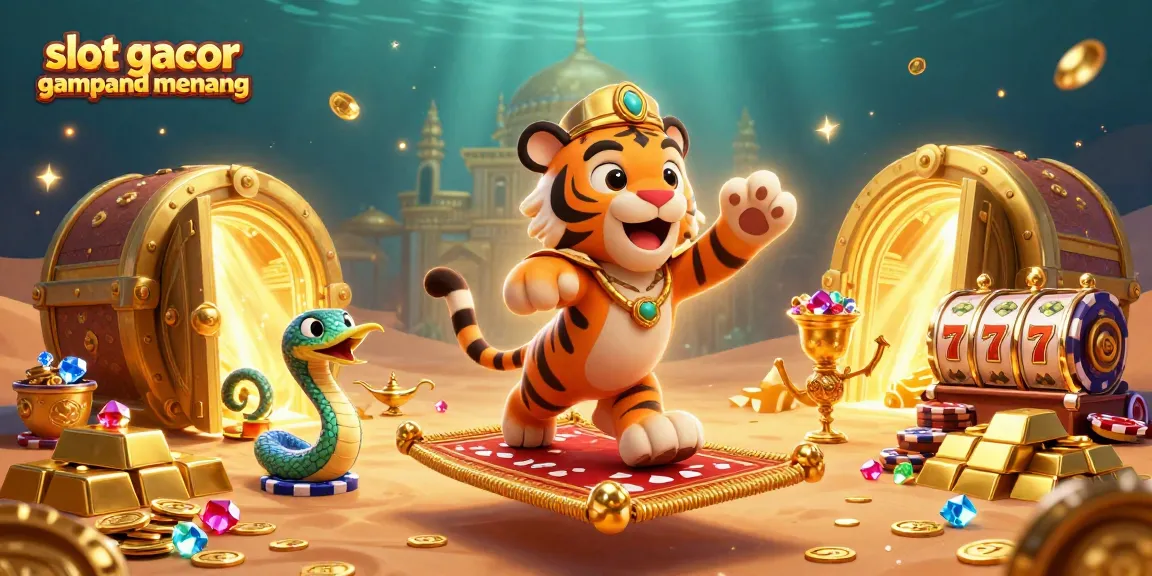 Engage with slot gacor gampang menang while enjoying the thrilling casino atmosphere depicted.