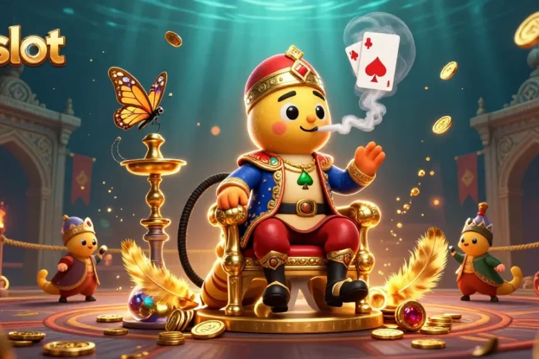 Join the excitement at kdslot with vibrant casino elements and a captivating 3D illustration.