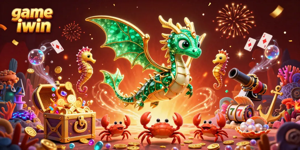 Engage with game iwin in an exciting underwater casino world bursting with treasures and animated characters.